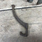 Lot 9 Rustic Cast Iron Hooks, Metal Coat Hoods, Cast Iron Wall Hooks, Hat Hooks
