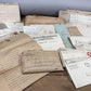 1912 Taft White House Invite, George G Wood Eureka Kansas Letters, Homer Koch