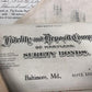 1912 Taft White House Invite, George G Wood Eureka Kansas Letters, Homer Koch