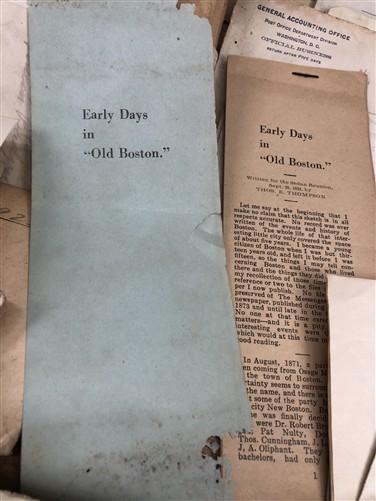 1912 Taft White House Invite, George G Wood Eureka Kansas Letters, Homer Koch
