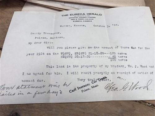 1912 Taft White House Invite, George G Wood Eureka Kansas Letters, Homer Koch