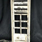 White Half Moon Shutter Wood Window Frame, Architectural Window Decorative A