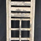 White Half Moon Shutter Wood Window Frame, Architectural Window Decorative A