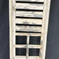 White Half Moon Shutter Wood Window Frame, Architectural Window Decorative A