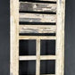 White Half Moon Shutter Wood Window Frame, Architectural Window Decorative A