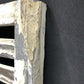 White Half Moon Shutter Wood Window Frame, Architectural Window Decorative A