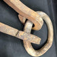 Blacksmith Metalworking Tong Tool, Vintage Cast Iron Large Hand Forged Tongs