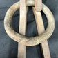 Blacksmith Metalworking Tong Tool, Vintage Cast Iron Large Hand Forged Tongs