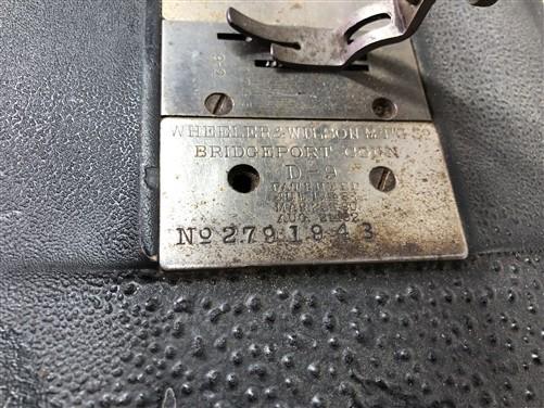 Early 1900s Wheeler & Wilson D-9 Sewing Machine, Antique Treadle Ser#2791943