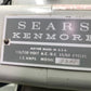 Sears Kenmore Sewing Machine Model 158.17501 w/ Foot Pedal, Vintage Working