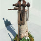 Blacksmith Post Vise, Cast Iron Vintage Tool, Anvil Amish Forge Blacksmith CV