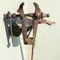 Blacksmith Post Vise, Cast Iron Vintage Tool, Anvil Amish Forge Blacksmith CV