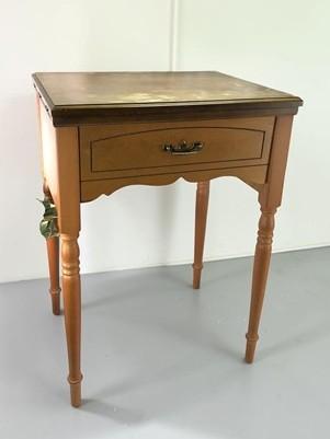 Singer Sewing Machine Cabinet Empty Unknown Model Modify To fit 221 301 Sign BF
