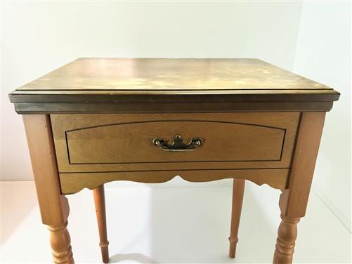 Singer Sewing Machine Cabinet Empty Unknown Model Modify To fit 221 301 Sign BF
