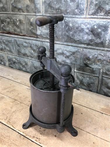 Fruit Press Apple Wine Cider Lard Press Sausage Stuffer Vintage Enterprise D