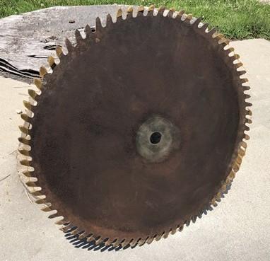 26 Inch Circular Buzz Saw Blade Vintage Saw Mill Industrial Age Steampunk B