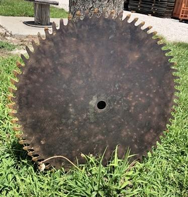 26 Inch Circular Buzz Saw Blade Vintage Saw Mill Industrial Age Steampunk A
