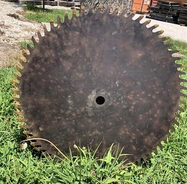 26 Inch Circular Buzz Saw Blade Vintage Saw Mill Industrial Age Steampunk A