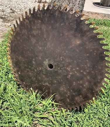 26 Inch Circular Buzz Saw Blade Vintage Saw Mill Industrial Age Steampunk A