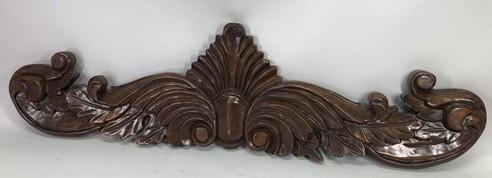 Crown Molding Header Trim Arch Door Window Pediment Architectural Salvage B51