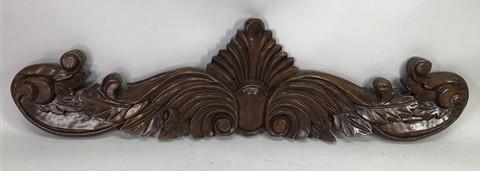 Crown Molding Header Trim Arch Door Window Pediment Architectural Salvage B51