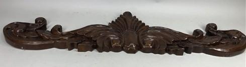 Crown Molding Header Trim Arch Door Window Pediment Architectural Salvage B51