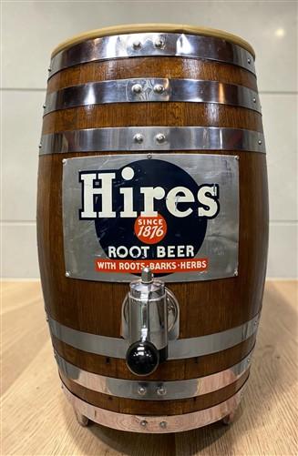 Hires Root Beer Barrel, Soda Fountain Tap Dispenser Keg Advertising Display, A