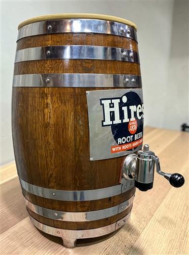 Hires Root Beer Barrel, Soda Fountain Tap Dispenser Keg Advertising Display, A