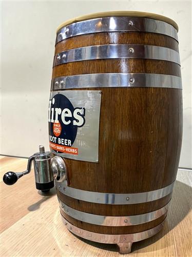 Hires Root Beer Barrel, Soda Fountain Tap Dispenser Keg Advertising Display, A