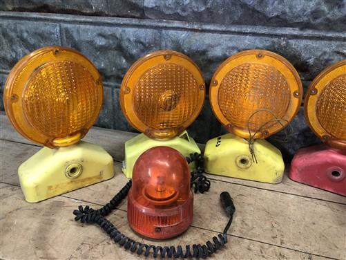 Empco Lite Construction Lights, Vintage Model 2005 2006 Barricade Beacon Lights