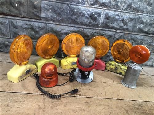 Empco Lite Construction Lights, Vintage Model 2005 2006 Barricade Beacon Lights