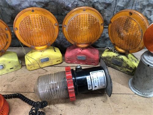 Empco Lite Construction Lights, Vintage Model 2005 2006 Barricade Beacon Lights