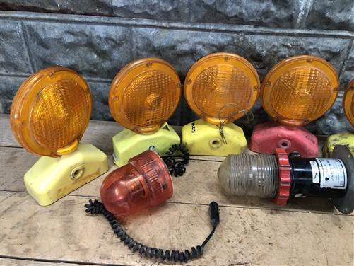 Empco Lite Construction Lights, Vintage Model 2005 2006 Barricade Beacon Lights