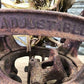 Adjustable Junior Louden Hay Trolley, Cast Iron Antique Pulley Barn Carrier D