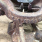 Myers OK Unloader Hay Trolley, Cast Iron Barn Carrier Rustic Vintage Farm Tool H