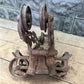 Myers OK Unloader Hay Trolley, Cast Iron Barn Carrier Rustic Vintage Farm Tool H