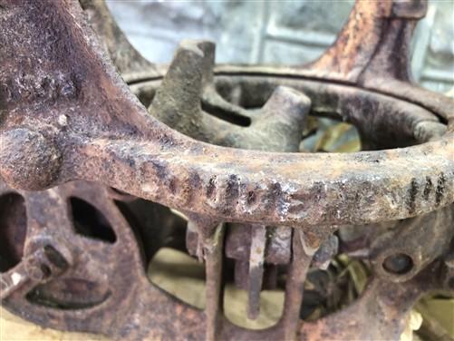 Adjustable Junior Louden Hay Trolley, Cast Iron Antique Pulley Barn Carrier C