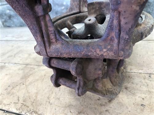 Adjustable Junior Louden Hay Trolley, Cast Iron Antique Pulley Barn Carrier C