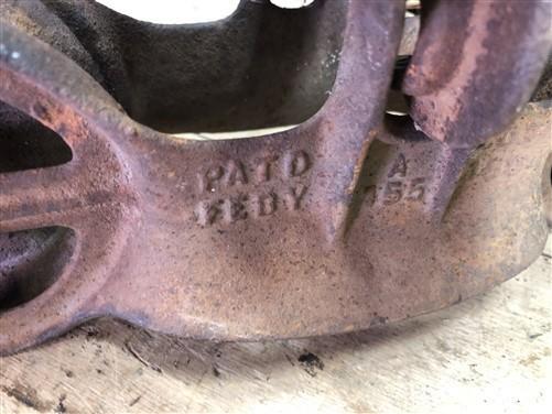 Louden Hay Trolley, Cast Iron Antique Pulley Barn Carrier Rustic Tool E
