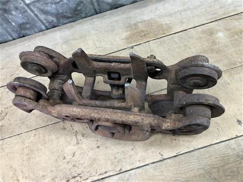 Louden Hay Trolley, Cast Iron Antique Pulley Barn Carrier Rustic Tool E