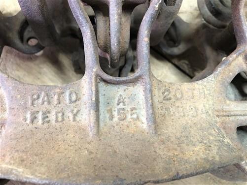 Louden Hay Trolley, Cast Iron Antique Pulley Barn Carrier Rustic Tool E