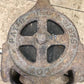 Cast Iron Antique Vintage Pulley, Hay Trolley Carrier Rustic Farm Country A28
