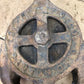 Cast Iron Antique Vintage Pulley, Hay Trolley Carrier Rustic Farm Country A28