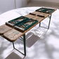 Vintage German Oktoberfest Beer Garden Table & Bench, Wood Outdoor Set B51