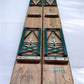 Vintage German Oktoberfest Beer Garden Table & Bench, Wood Outdoor Set B51