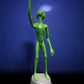 Alien Statue, Green Space Men, UFO Extraterrestrial Alien Art, Cast Aluminum, K