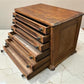 6 Drawer Architect's Flat File Cabinet, Vintage Oak Blueprint Storage File Chest