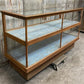 Oak Display Case, Vintage Oak Store Counter Cigar Tobacco Humidor Glass Showcase
