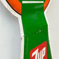 The Uncola Sign, Vintage 1976 7Up One Sided Advertising Sign, Soda Soft Drink A