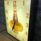 NuGrape Soda Lighted Bubble Glass Clock, Vintage Swihart Soda Advertising Sign